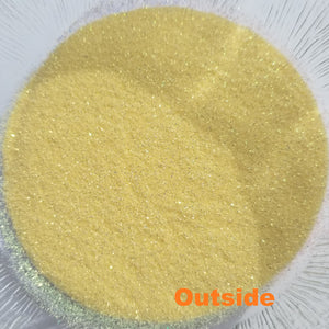 .008  Ultra Fine UV Sun Activated Glitter - Butter Yellow