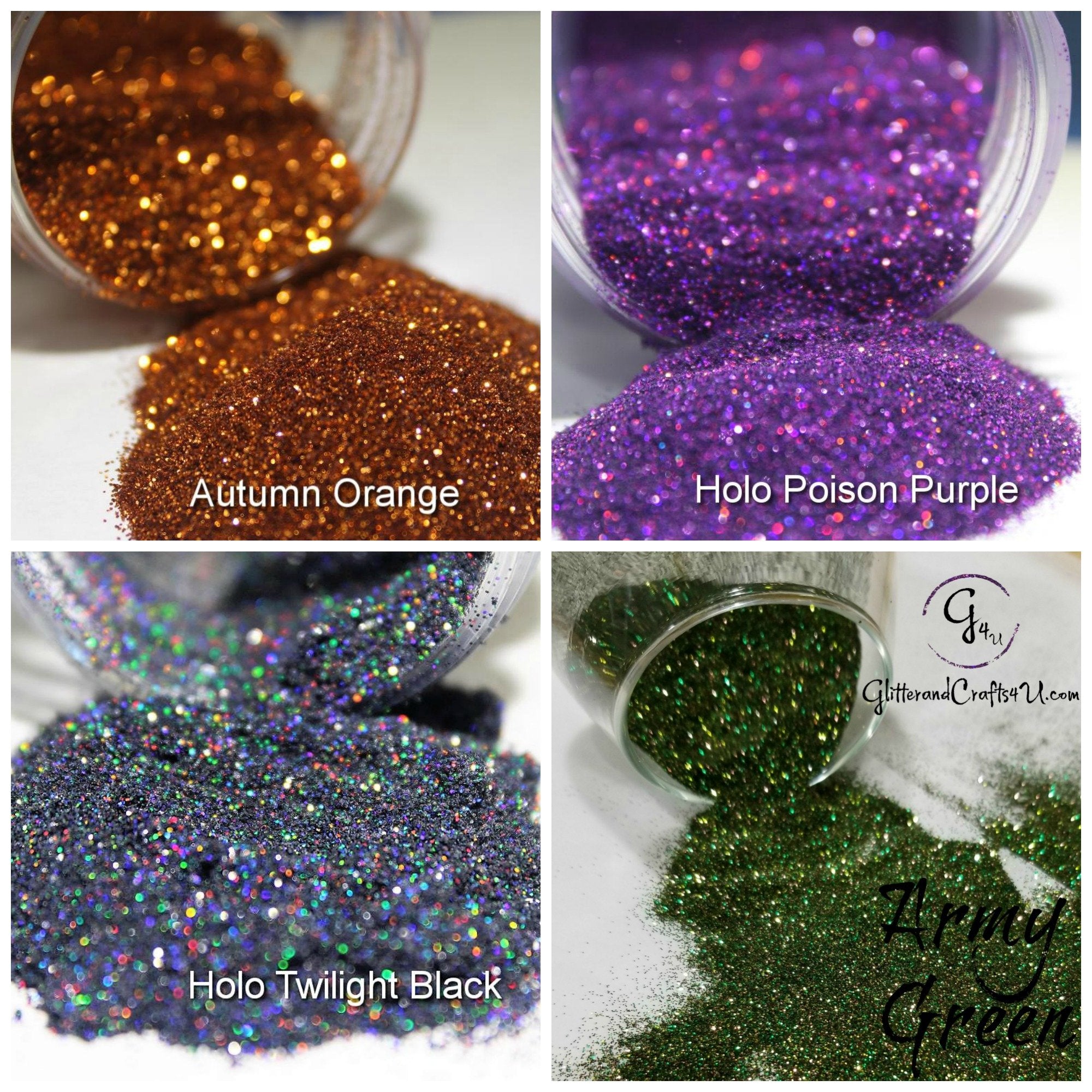 Fall Ultra Fine Polyester Glitter Pack - 1/128" Ultra Premium Glitters