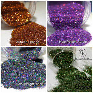 Fall Ultra Fine Polyester Glitter Pack - 1/128" Ultra Premium Glitters