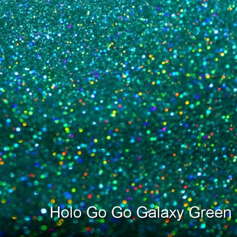 Holographic Go Go Galaxy Green