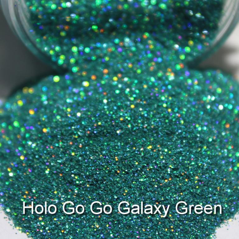 Holographic Go Go Galaxy Green