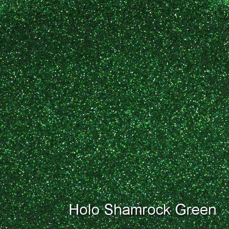 Holographic Shamrock Green