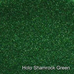 Holographic Shamrock Green