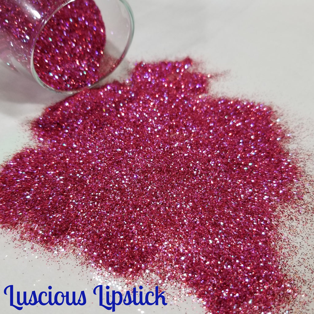 .008 & .015 Ultra Premium Polyester Glitter Mix - Luscious Lipstick